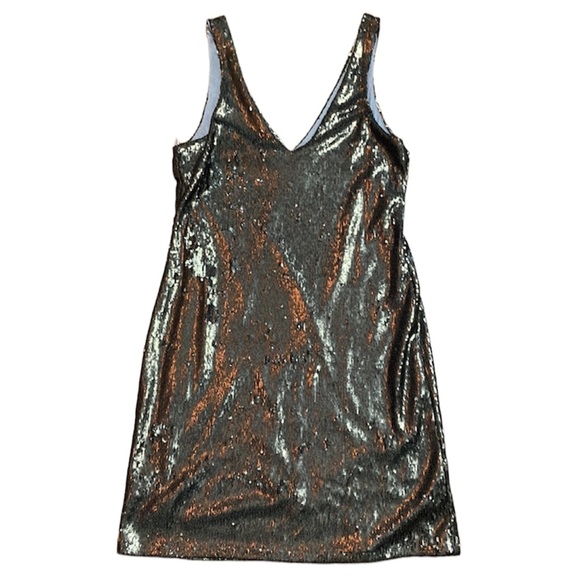 Willow & Clay Dark Gold Sequined Dress size:S - Picture 5 of 5